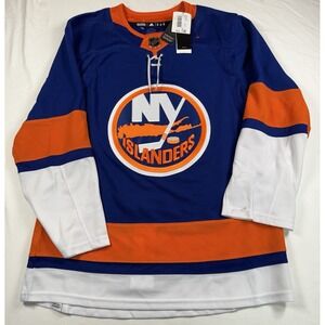Adidas NHL New York Islanders Authentic Hockey Jersey GT5618 Mens‎ Size 46 NWT
